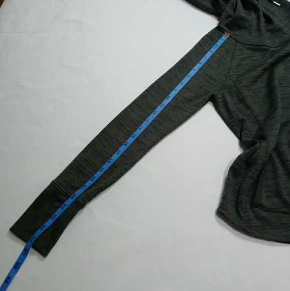 Athleta Techie Sweat Cowl Neck Hooded Sweatshirt Size Extra Extra Small - Picture 11 of 12